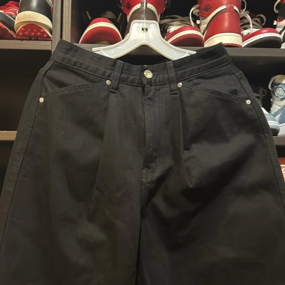 Ruadh Black Wide Leg Jeans Size 29 - Picture 5 of 8